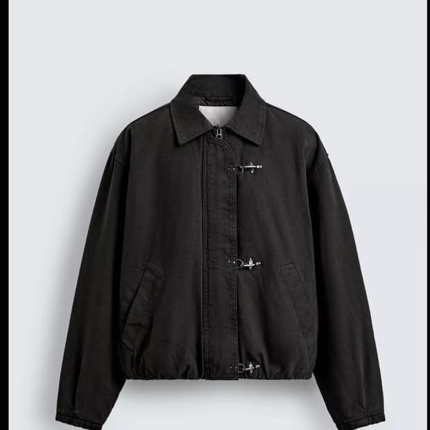 자라 알라마레스 크롭핏 점퍼 xl