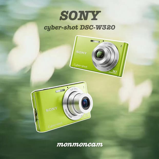 (디카의 정석) Sony DSC-W320 소니 사이버샷 그린 장원영 디카