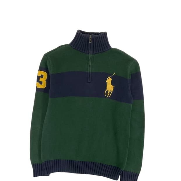 폴로 빅포니 반 집업