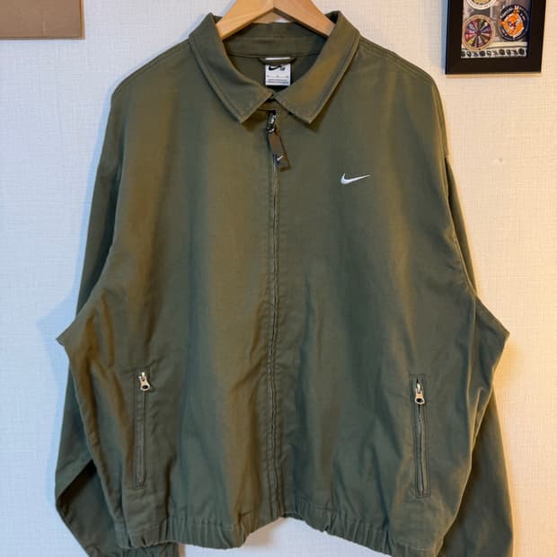 [XL]나이키 SB 경량 스케이트보딩 자켓 올리브