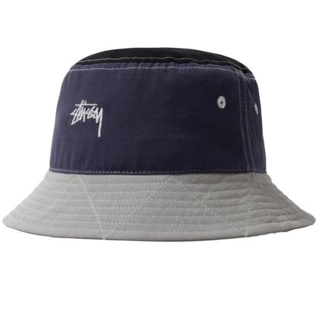 새제품)스투시 컬러 블록 버킷햇