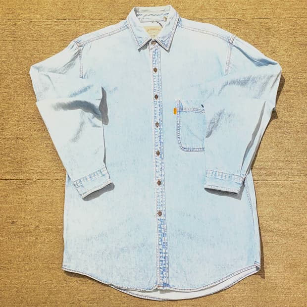 (M) Levi's 리바이스 코튼 데님 셔츠