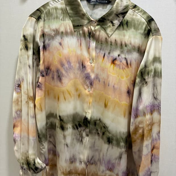 ZARA 실크 셔츠