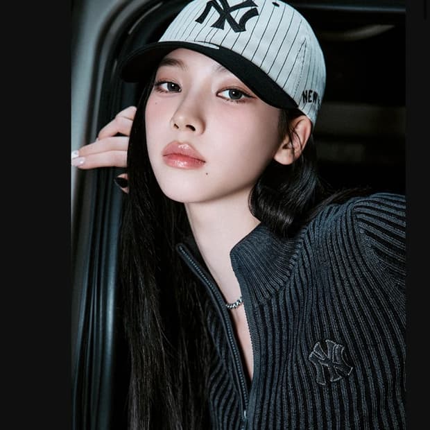 mlb 스트라이프 볼캡
