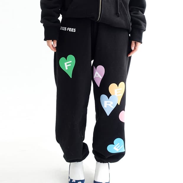 샵페어리 heart balloons 조거 팬츠