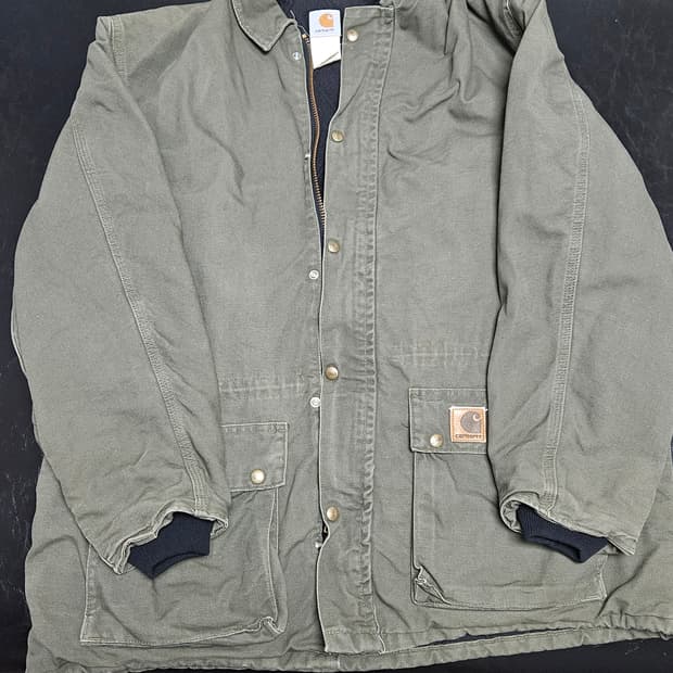 빈티지 칼하트 C44 모스그린 인슐레이트 파카