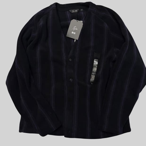 유니클로 x 니들스 스트라이프 가디건 L