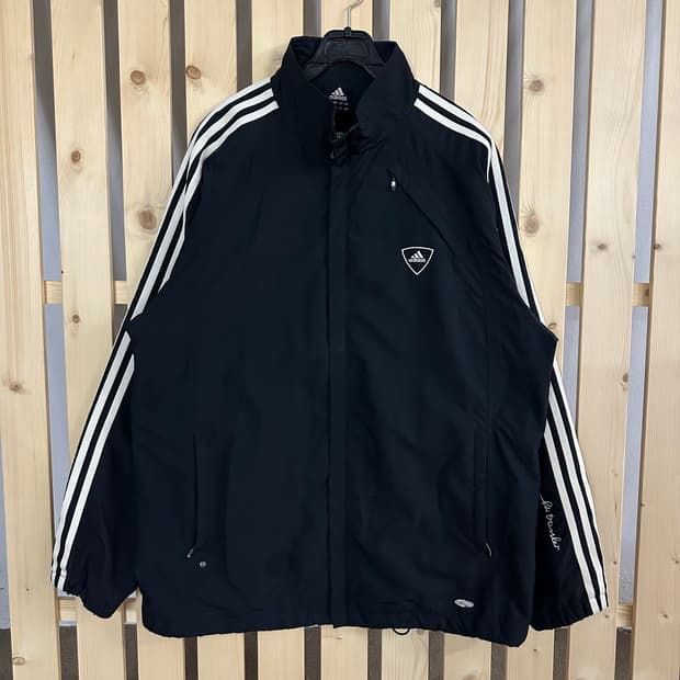 (XL) 아디다스 블랙 바람막이 자켓