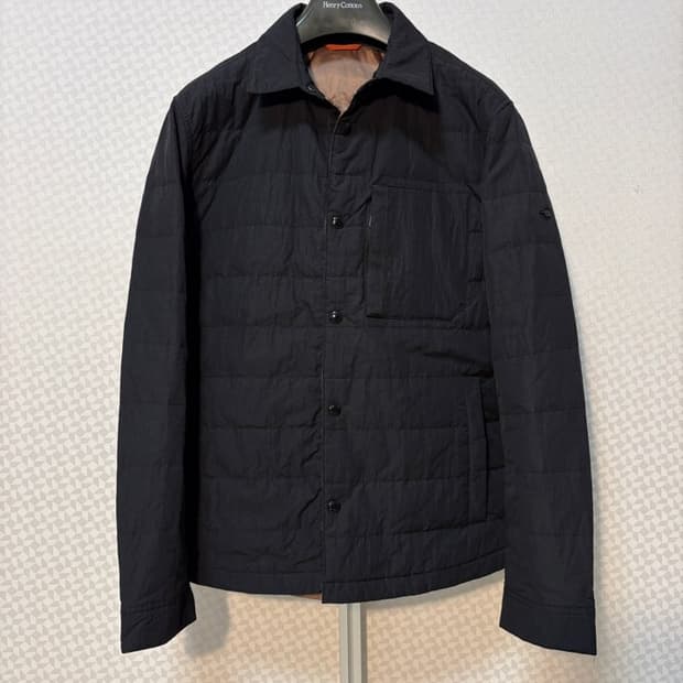 24fw 헨리코튼 워싱 다운 패딩 셔츠 