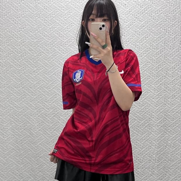나이키 10-12 대한민국 축구 홈 유니폼 져지 반팔티 M C13214