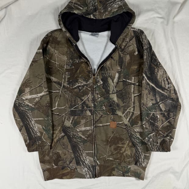 칼하트 모시오크 리얼트리 후드 집업 자켓