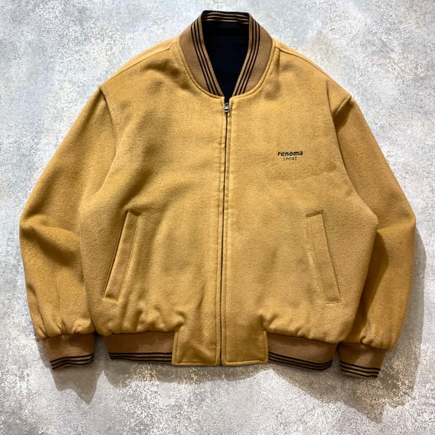 [M] 90s renoma sport 레노마 리버서블 울 블루종