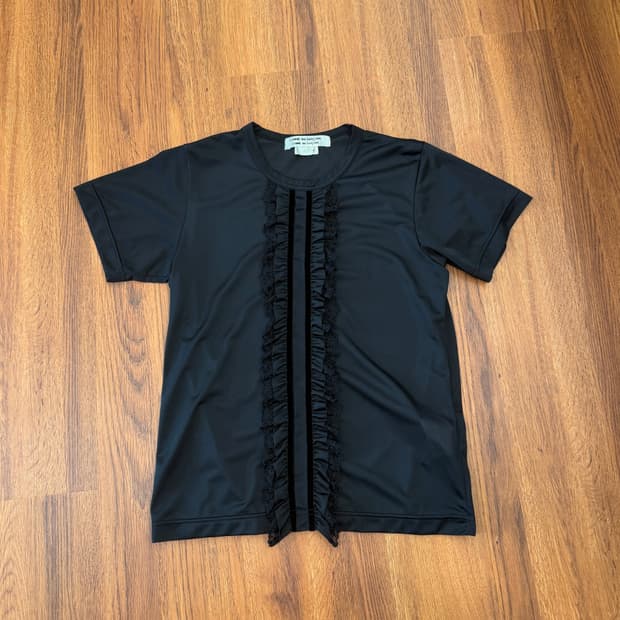 꼼데가르송 꼼데가르송 06SS 프릴 레이스 티셔츠