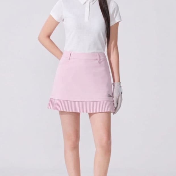 타이틀리스트 매쉬 카라 티셔츠S사이즈, 플리츠 스커트 26사이즈