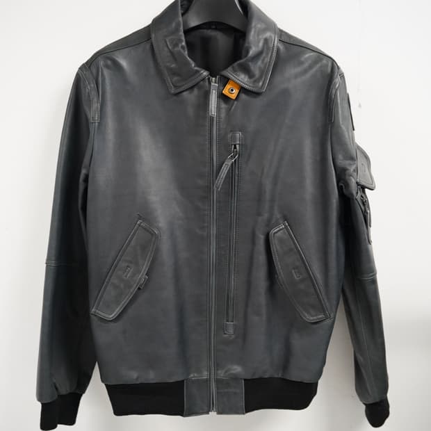 [N][110] 고트스킨 항공 레더 자켓