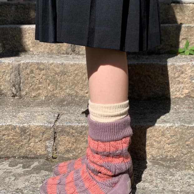 어크 니트 부츠 240