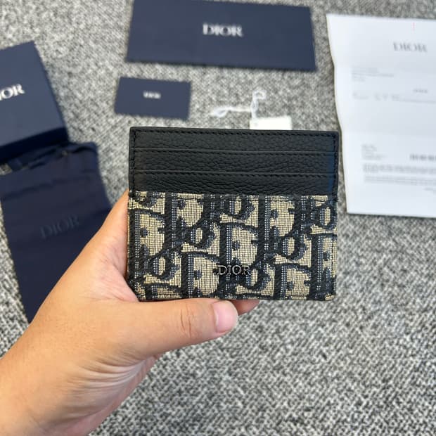 디올 오블리크 카드지갑