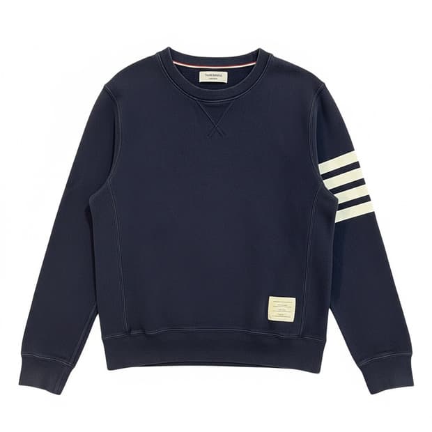 톰브라운 정품 네이비 사선 맨투맨 2사이즈