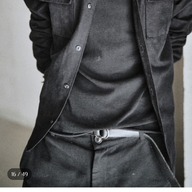 모노 프리베 워크 셔츠 블랙 판매