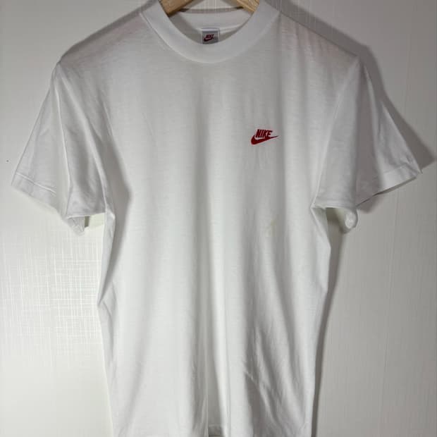 90s Nike white logo tee 빈티지 나이키 올드 티셔츠