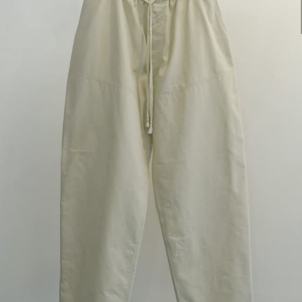 COMOLI 코모리 26SS 포스트 워크 트윌 헌팅 팬츠 아이보리2사