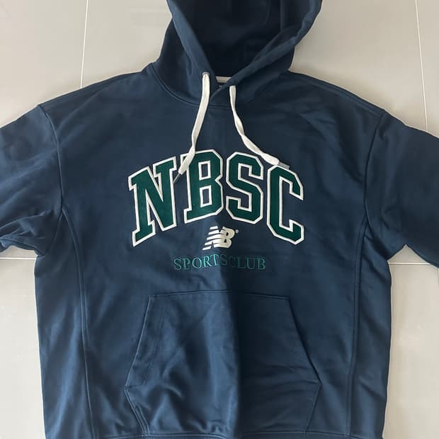 뉴발란스 네이비 후드티