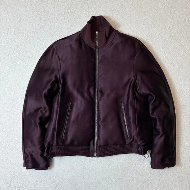 우영미 하이넥 리버시블 구스다운 봄버 자켓 PN6815