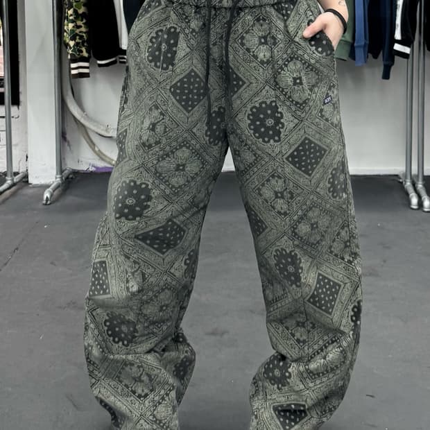 브라운브레스 페이즐리 벌룬팬츠 