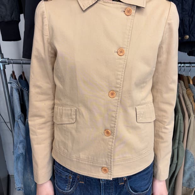 Castelbajac 베이지 숏 자켓