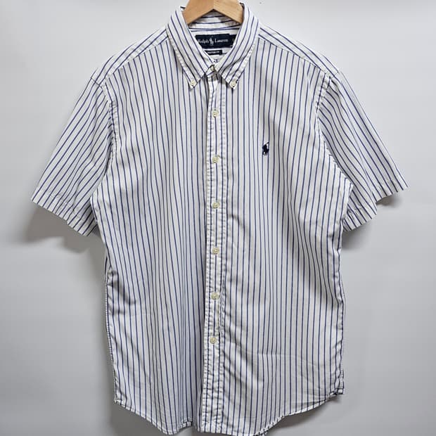 폴로 랄프로렌 스트라이프 반팔 셔츠 42 국내 100