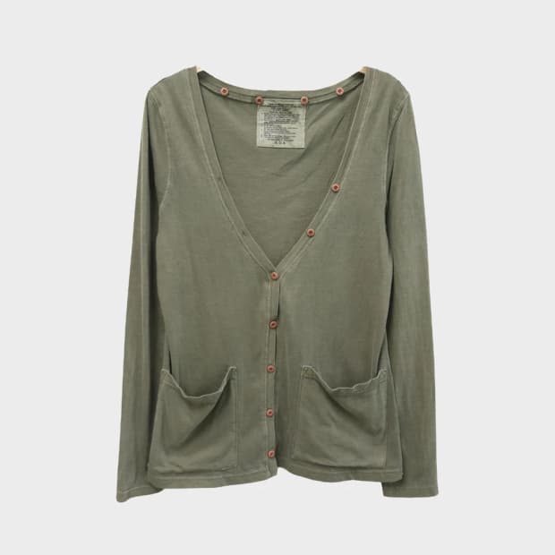 G.O.A y2k 코튼 가디건 63151