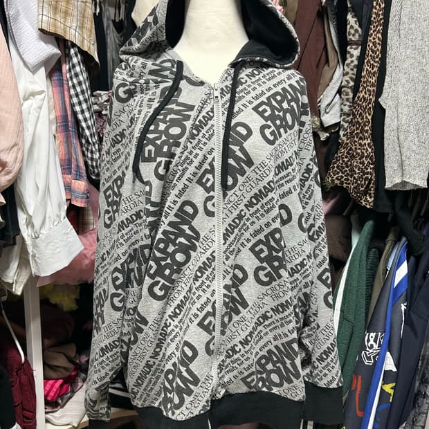 스카이 봄버 가오리핏 후드집업