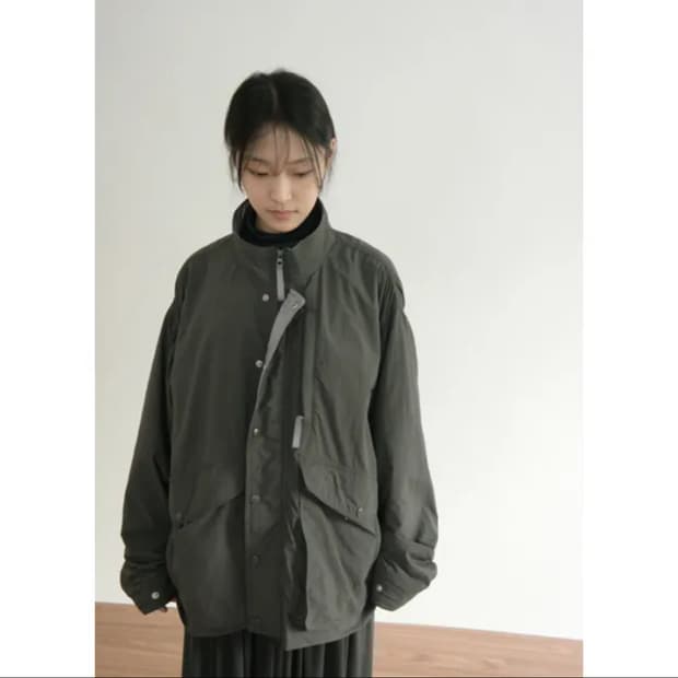 에프터먼데이오버 포켓 우븐 자켓