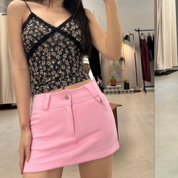 더미스테리어스호텔 마이크로 스커트 1사이즈