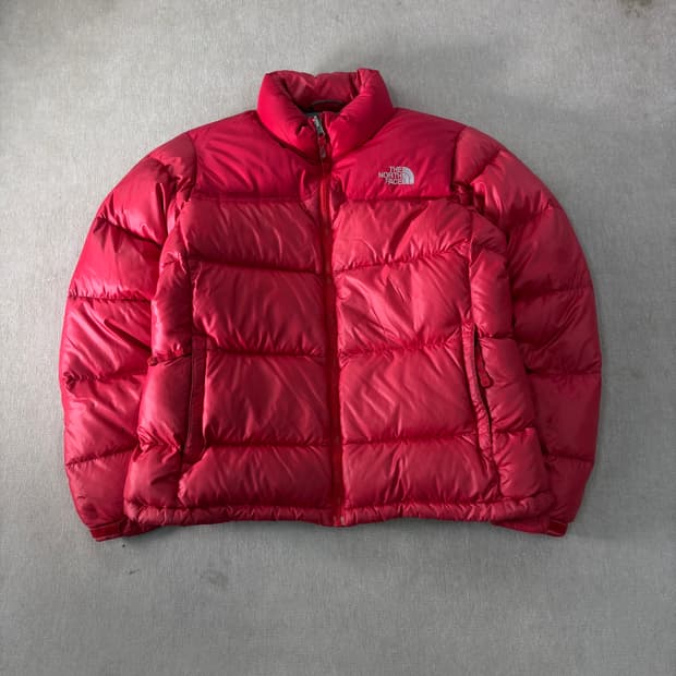 W 100 노스페이스 핑크 눕시700 패딩