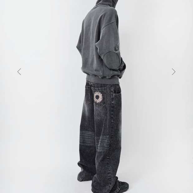 999휴머니티 BIG POCKET BAGGY JEANS