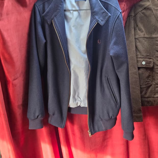 프레드페리 네이비 해링턴