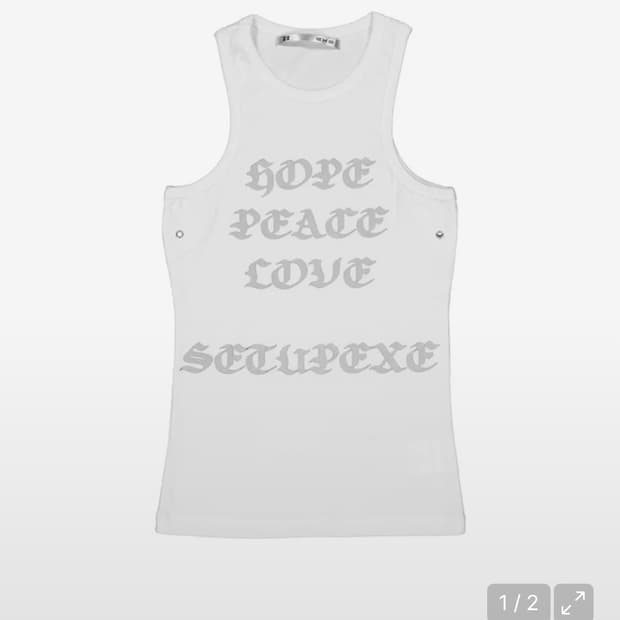 셋업이엑스이 슬리브리스 탱크탑