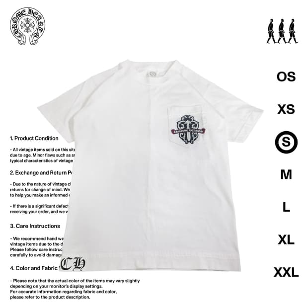 크롬하츠 카모 대거 반팔티셔츠 S사이즈