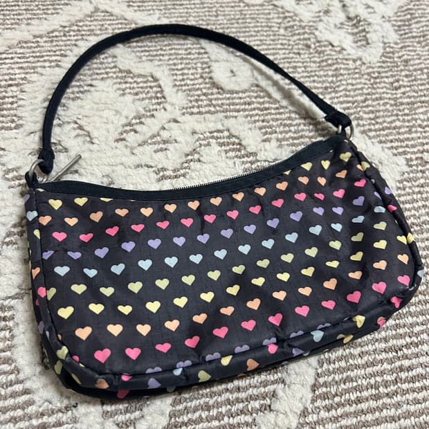 Lesportsac 파스텔 하트도트 숄더백 미니백 키치 러블리