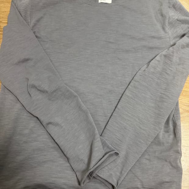 모노프리베Textured Roll Long Sleeve cool grey