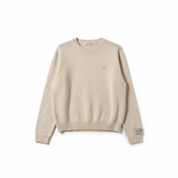 SATUR 니트 아이보리 L