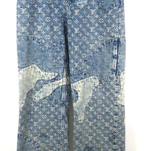 [31] 루이비통 니고 모노그램 데님 팬츠