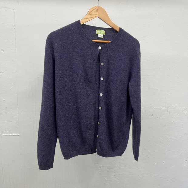 ~88) 100% CASHMERE CARDIGAN