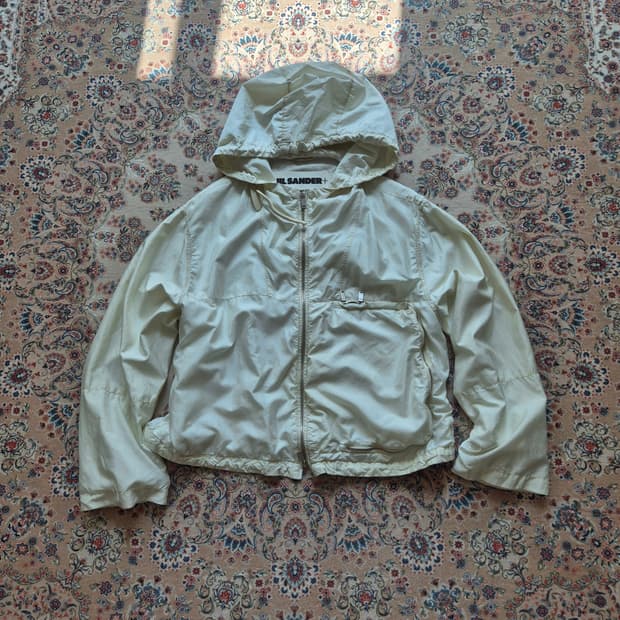 질샌더 플러스 실크 블루종 