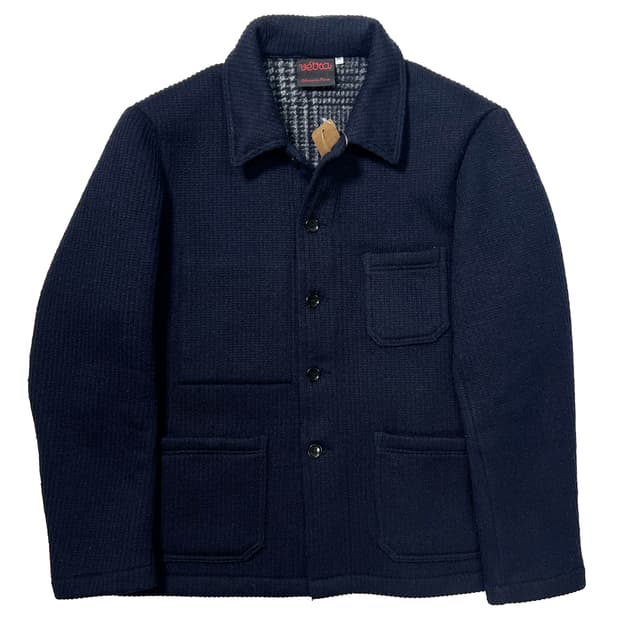 베트라 VETRA 니티드 울 워크 자켓 네이비 (46)