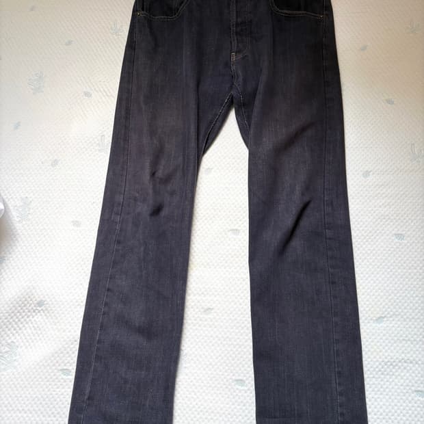 Global work straight denim