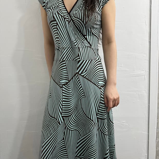 maitresse mint line dress