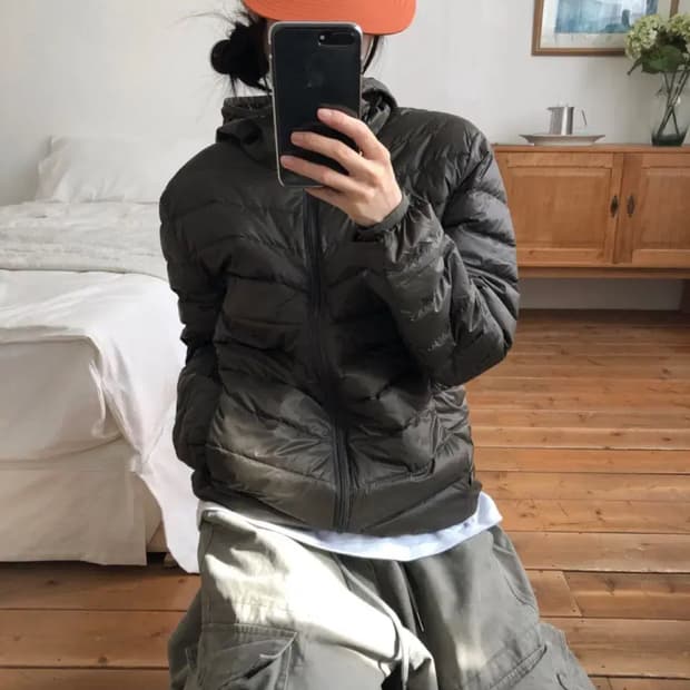 릿킴 경량패딩 카키브라운 LIGHTWEIGHT PADDED 