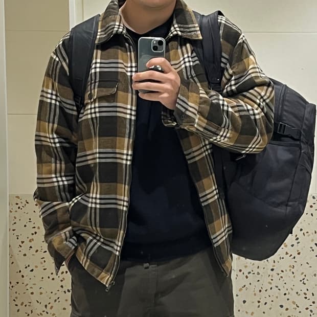 WOOLRICH 90's wool Check Quilting Jacket